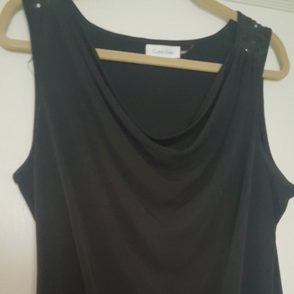 Calvin Klein sequin tank top, M - Picture 1 of 4